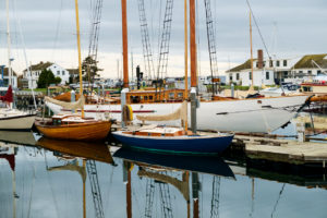 Handsome wooden boats, described in article by Nicole Gregory